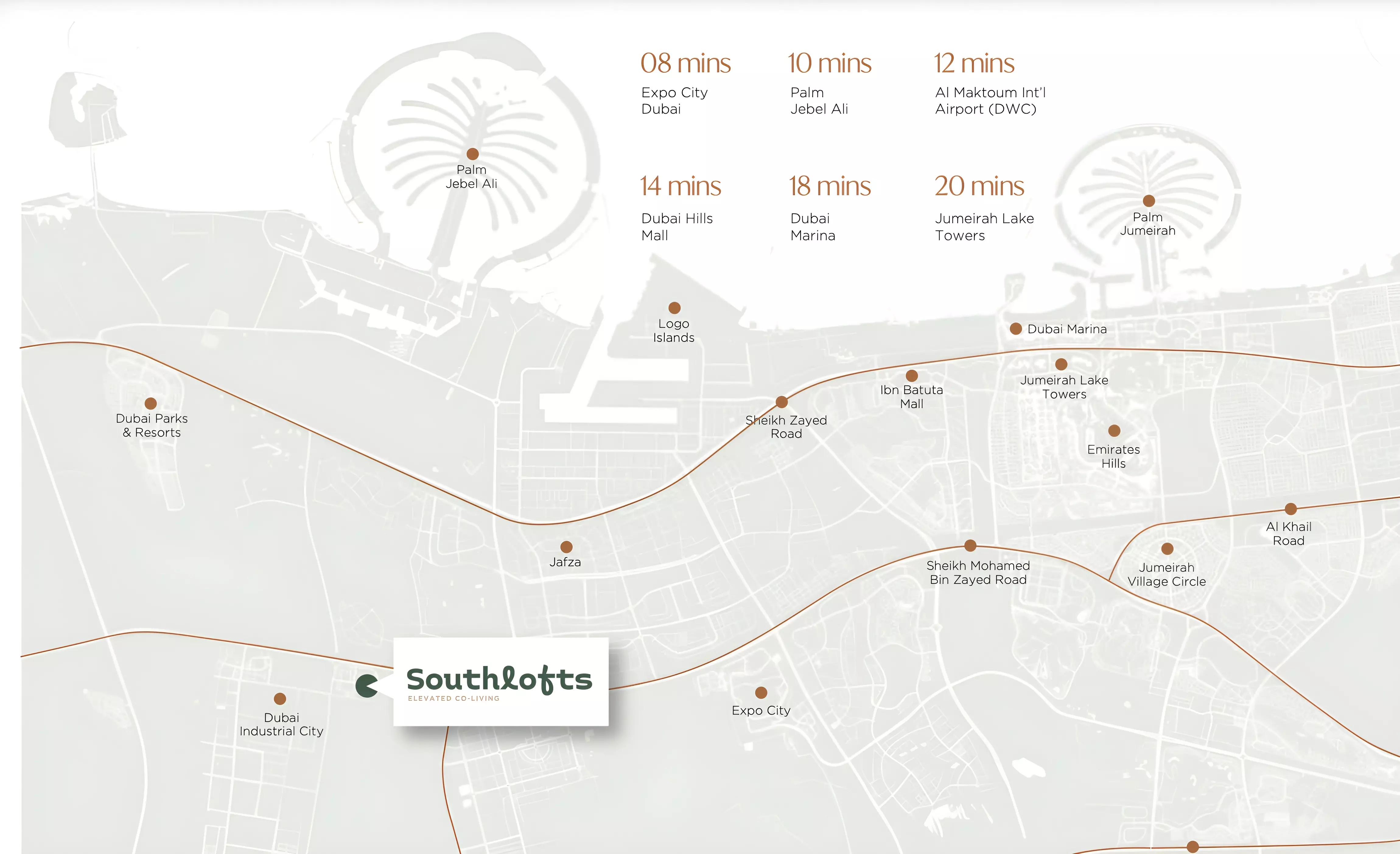 South Lofts master plan layout, Dubai Industrial City