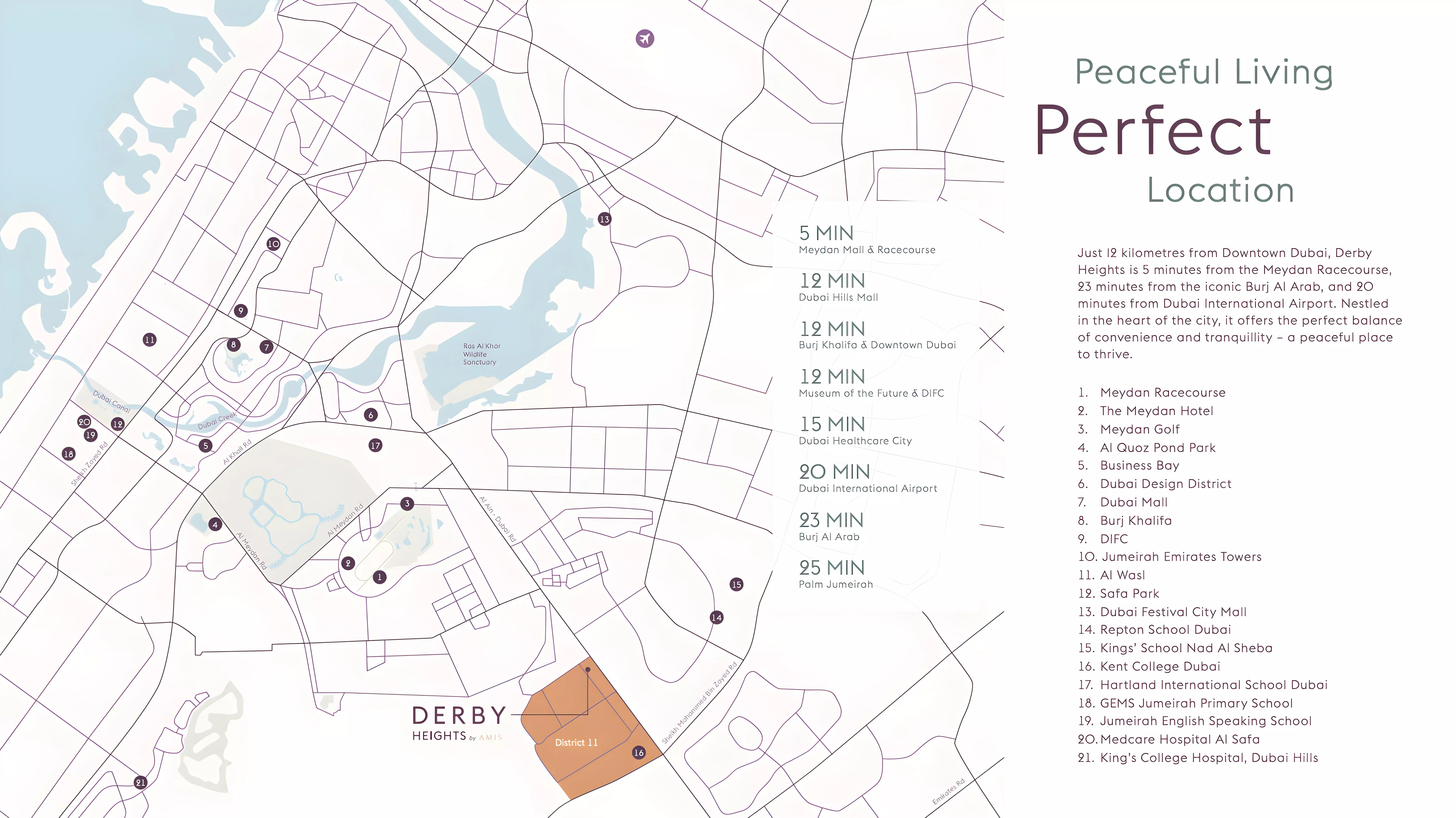 Derby Heights master plan layout, District 11, Mohammed Bin Rashid City