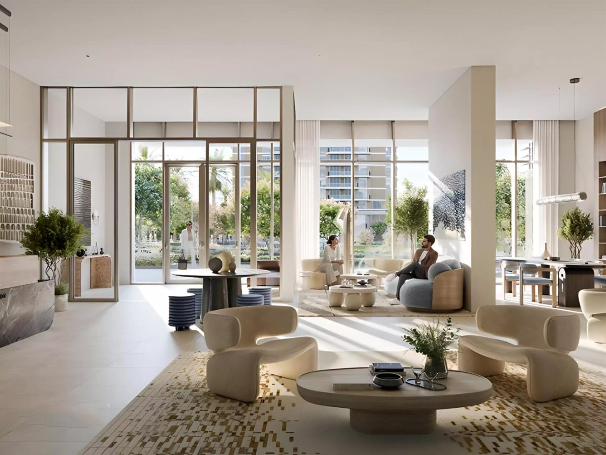 Emaar Altus amenity deck with skyline views