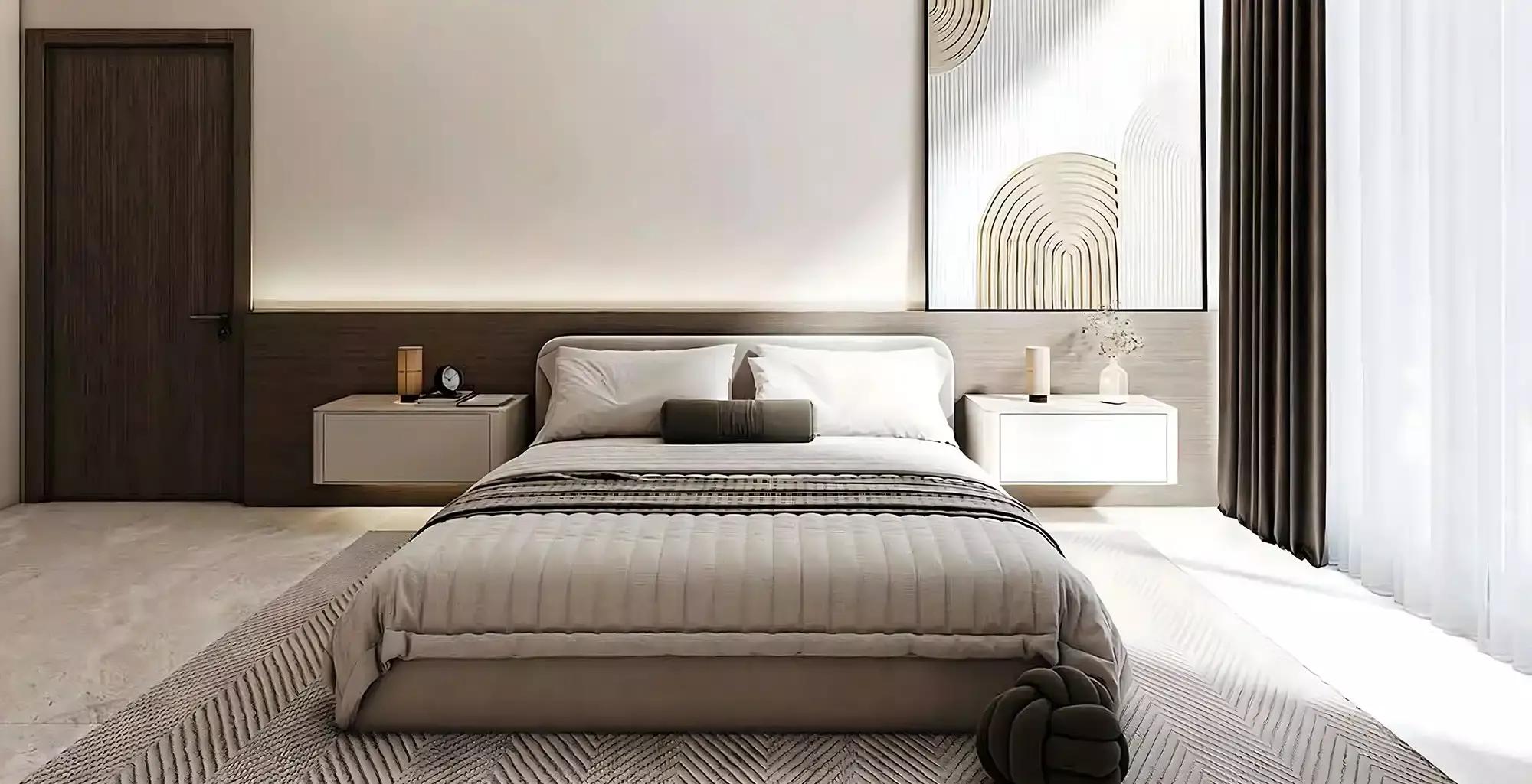 Bedroom interior at Al Serh Residences 11, JVC, Dubai