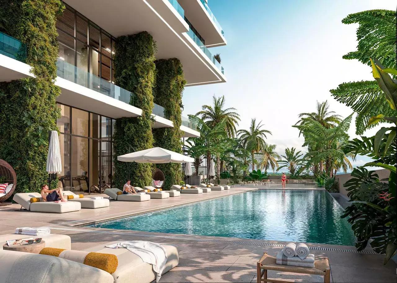 Apartment interior living space at Kempinski Marina Residences, Dubai Marina