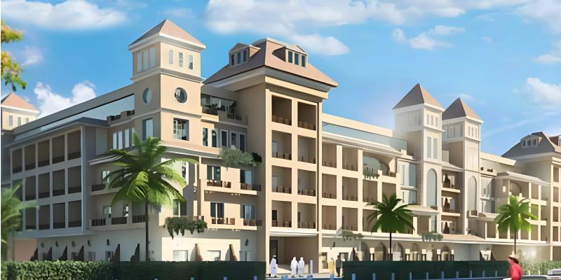 Gardenia 1 apartment building exterior, JVC, Dubai