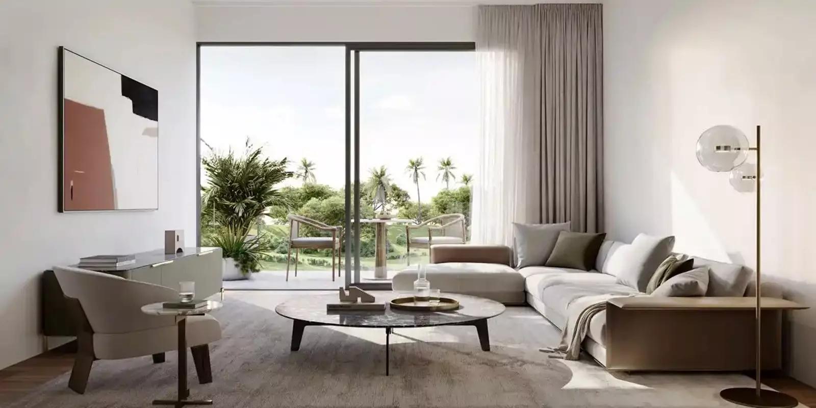 Residential tower view of 399 Hills Park B, Dubai Hills Estate