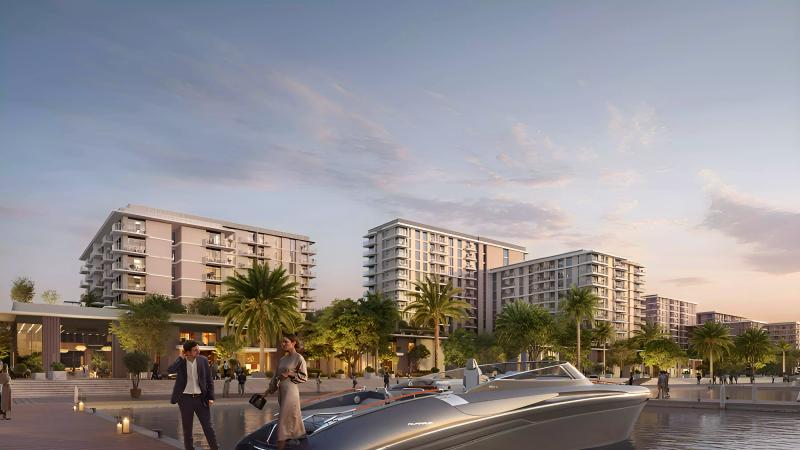 Pier Point Phase 2 waterfront residential building exterior at Mina Rashid, Dubai