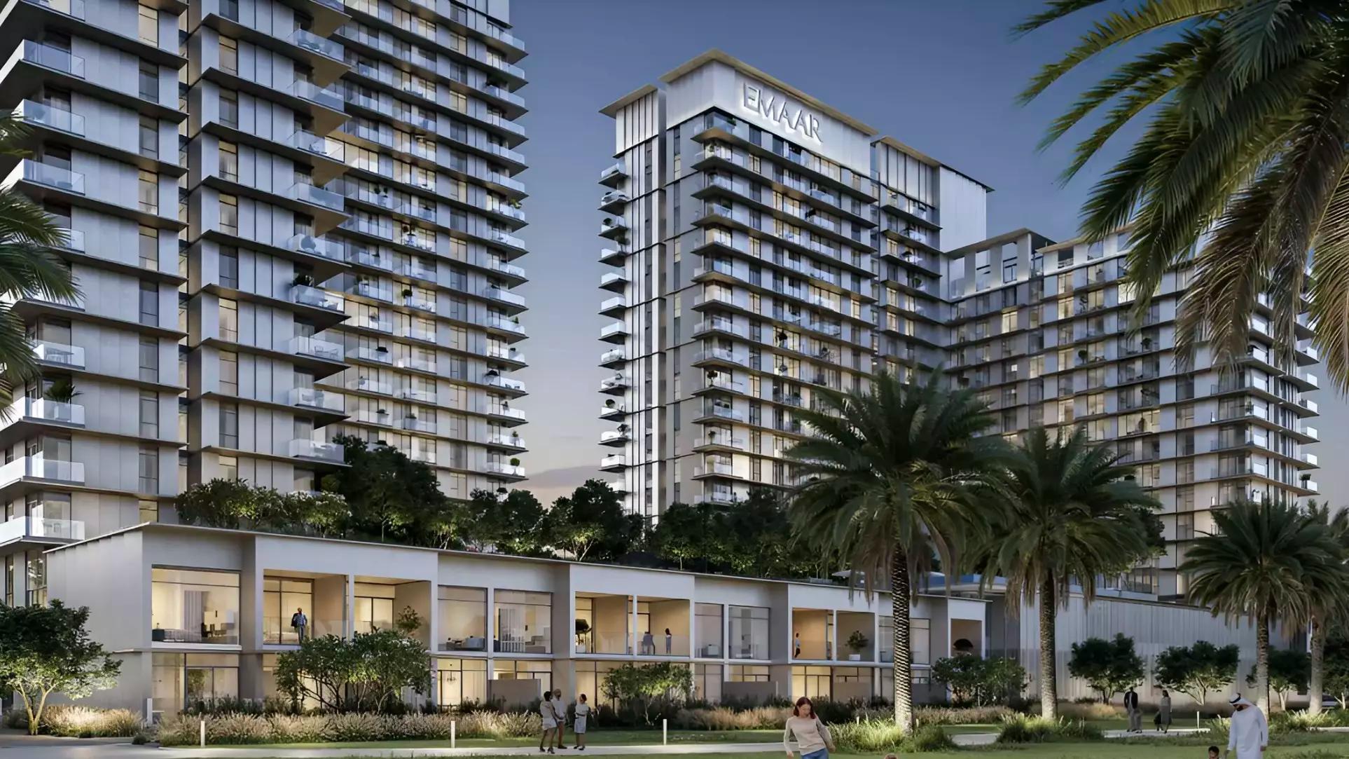 Address Residences at Dubai Hills Estate exterior tower view, Emaar Dubai Hills Estate