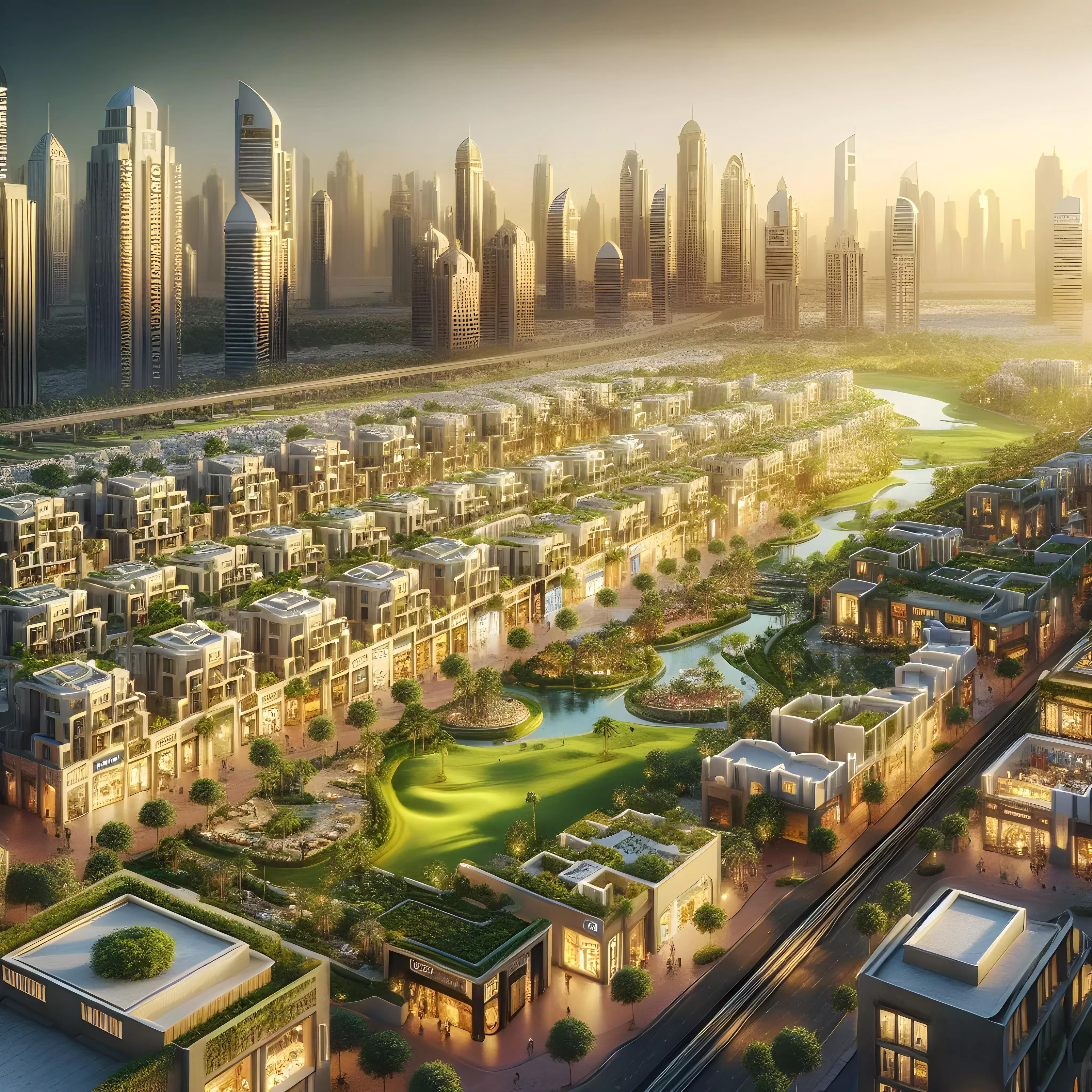 Tulip Oasis 11 apartment building exterior in Majan, Dubai