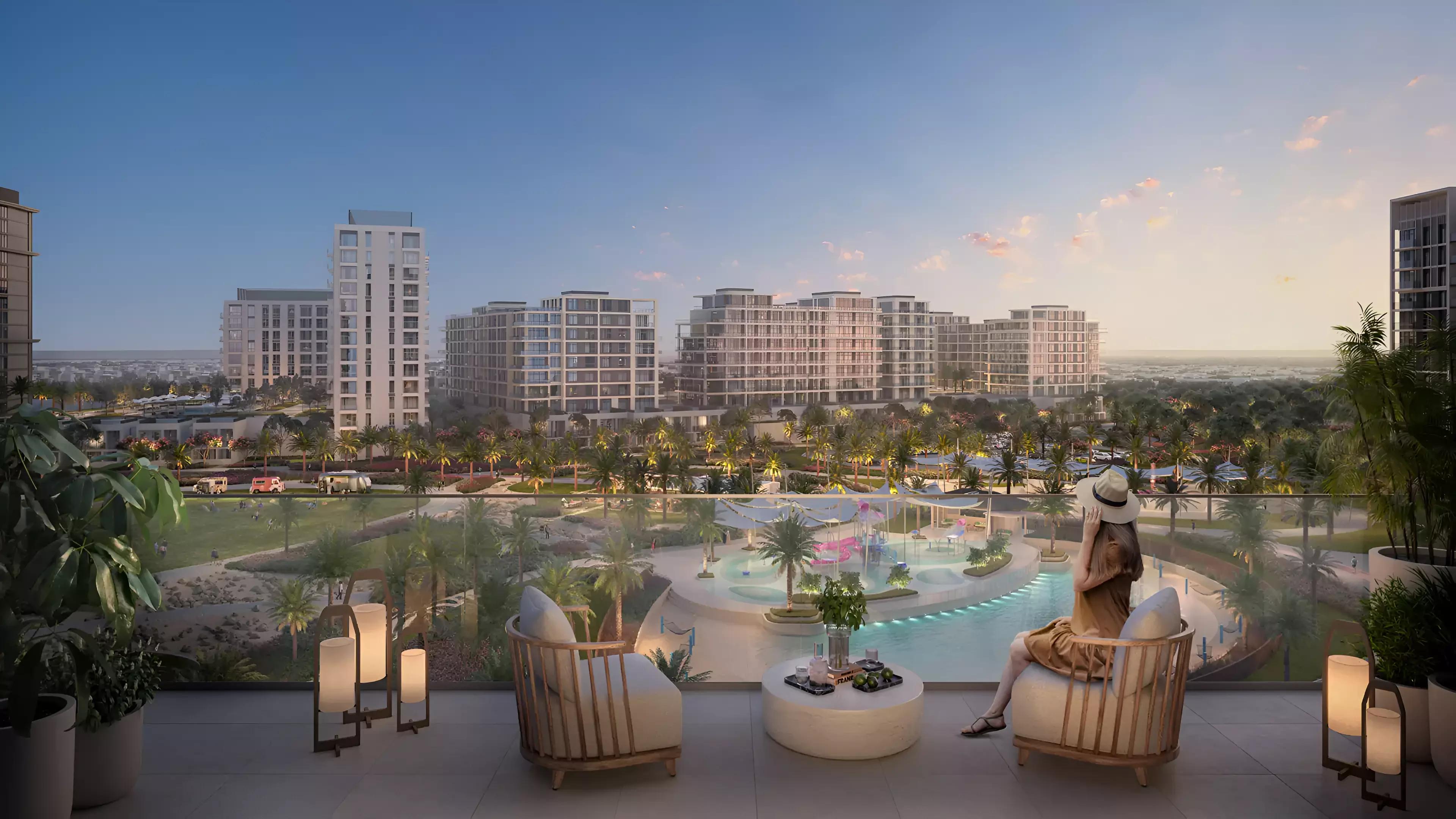 Parkside Hills exterior facade, Dubai Hills Estate, Dubai