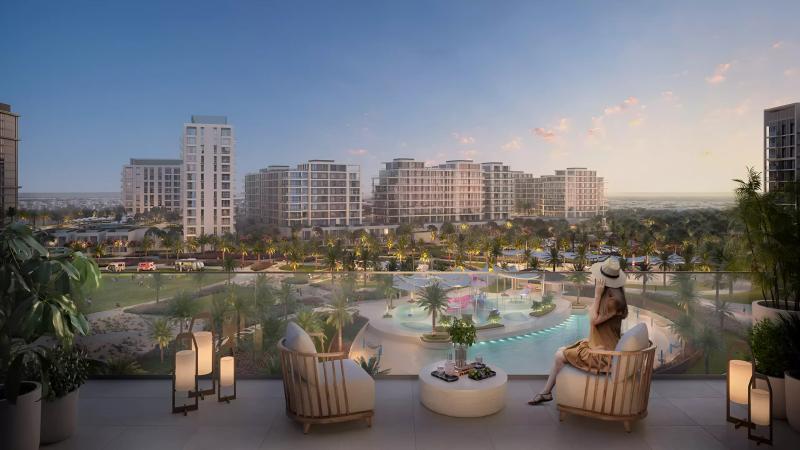 Parkside Hills exterior facade, Dubai Hills Estate, Dubai