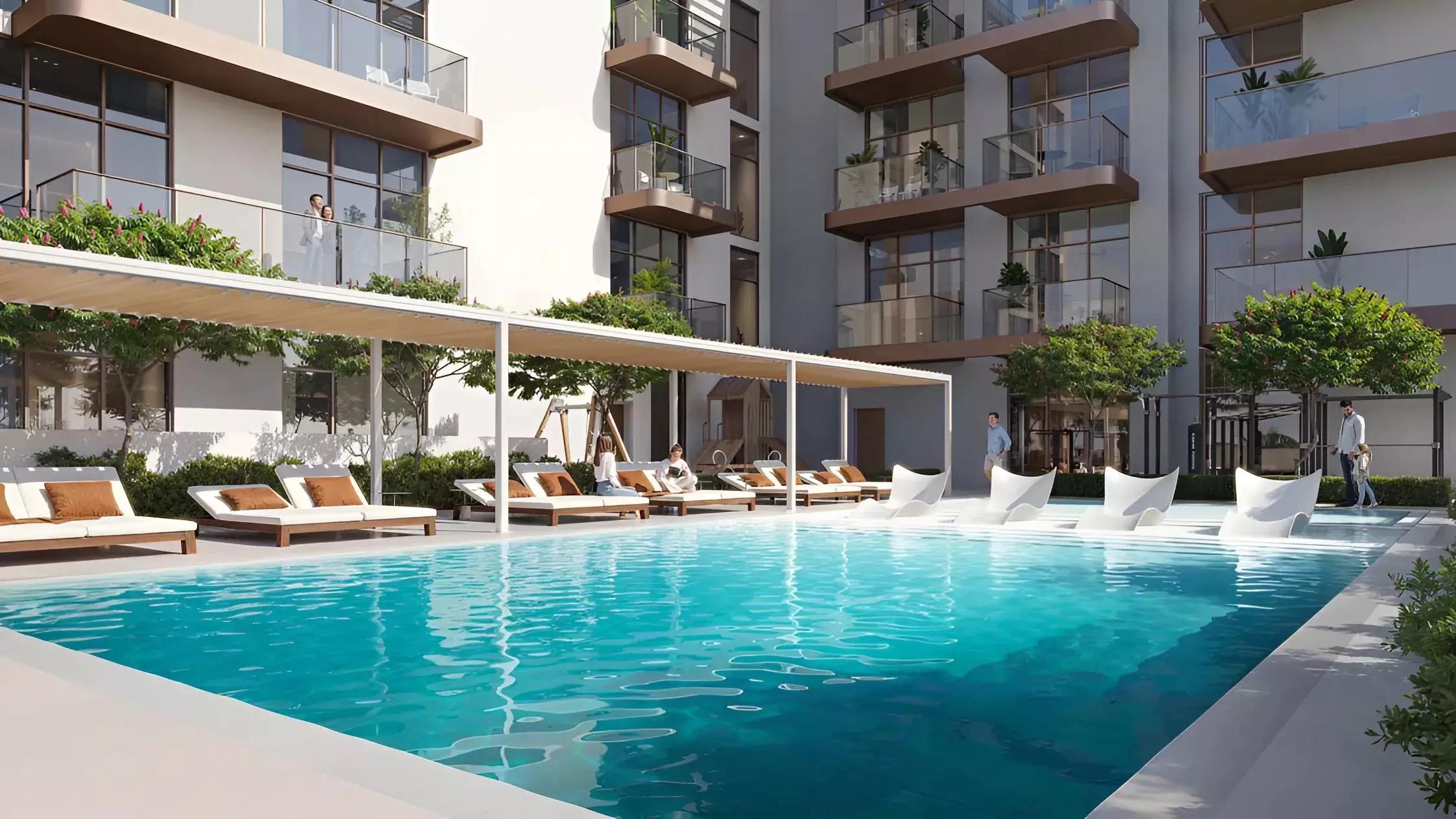 S1LVA Park Living exterior facade view, Jumeirah Village Triangle, Dubai
