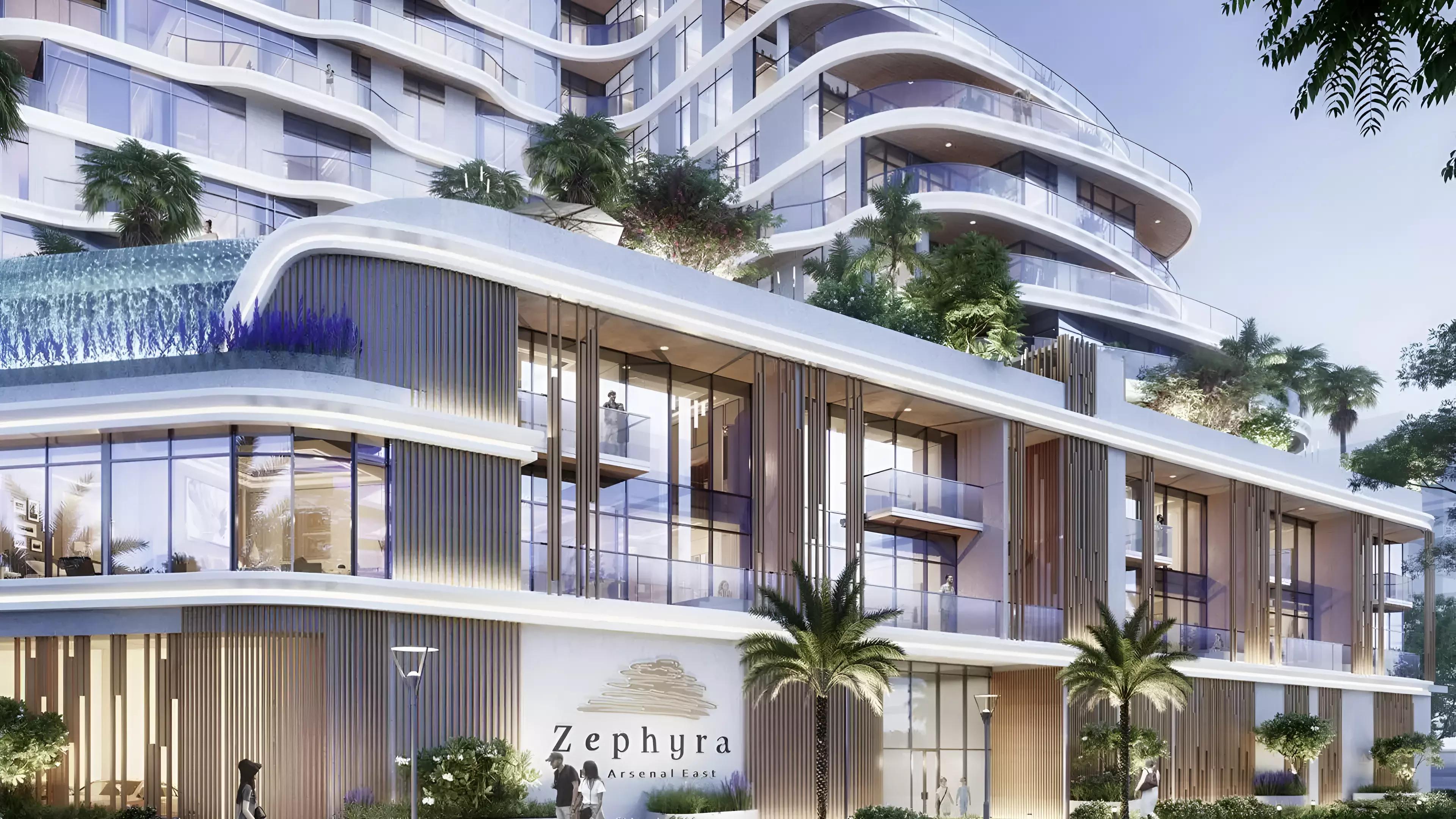 Zephyra beach club and waterfront deck