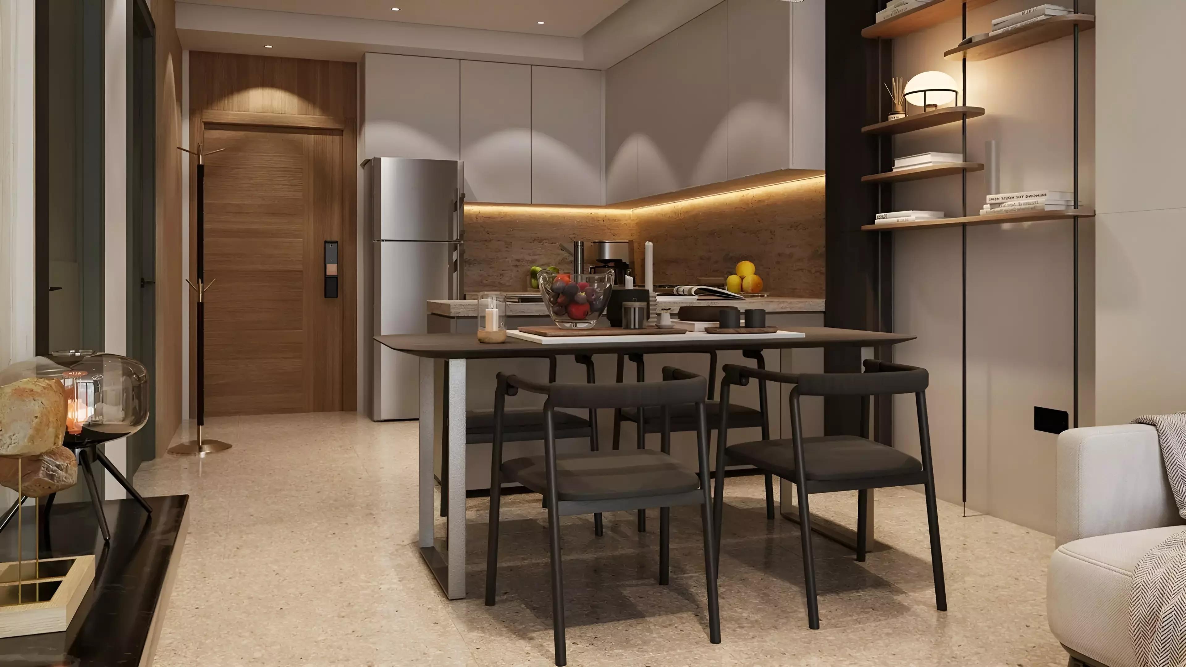 Coventry Gardens Phase 2 apartment interior living space, GFS Developers, Dubai