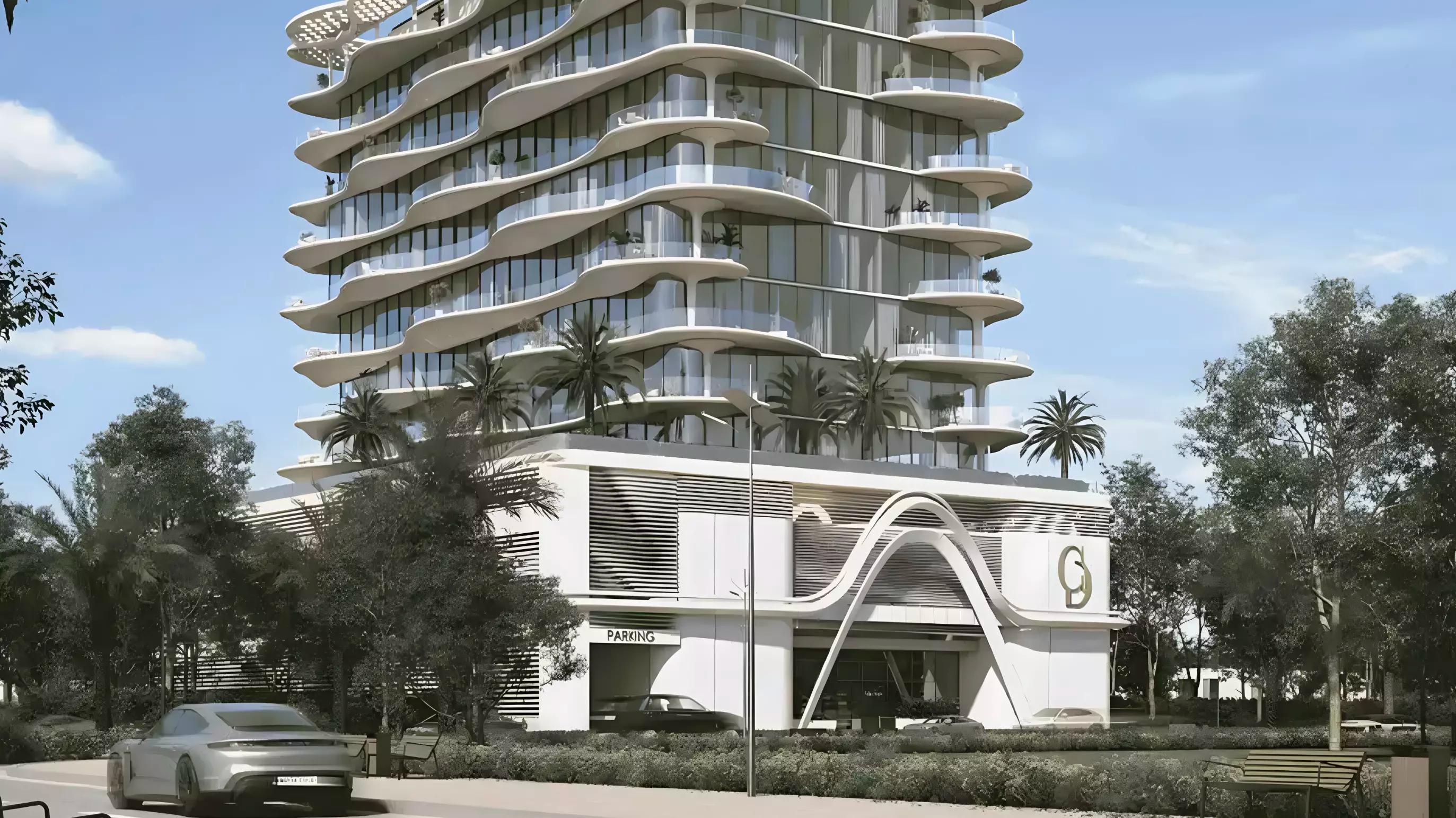 AGUA Residences amenity deck and landscaped gardens, Dubai Islands