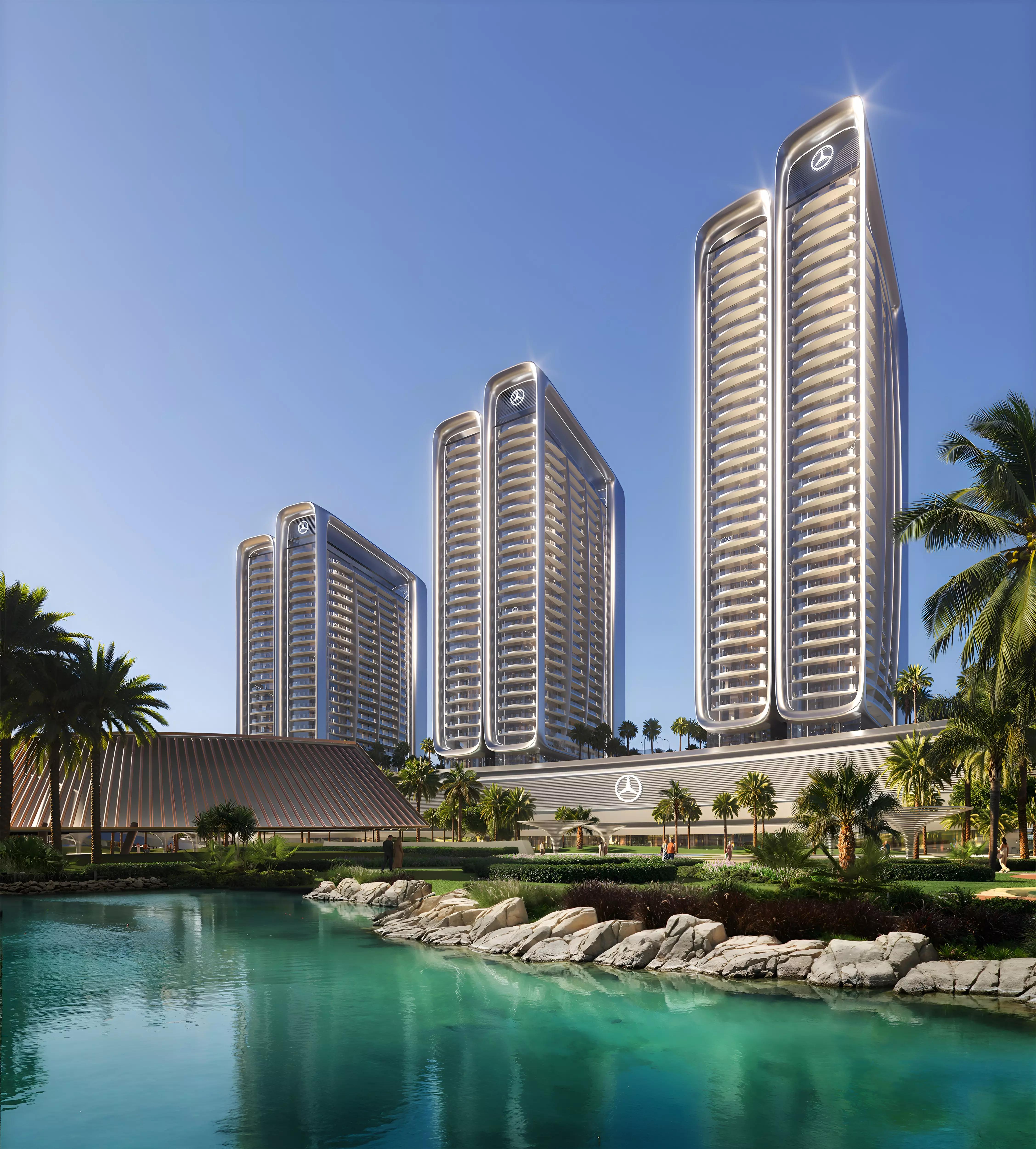 MBL Signature swimming pool deck, JLT, Dubai