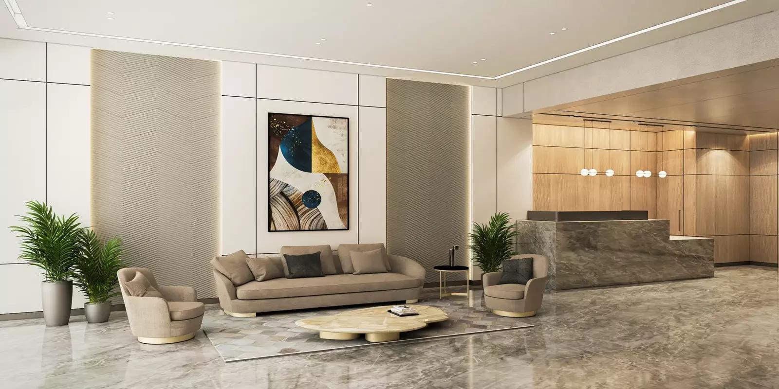 Rosalia Residences landscaped garden courtyard