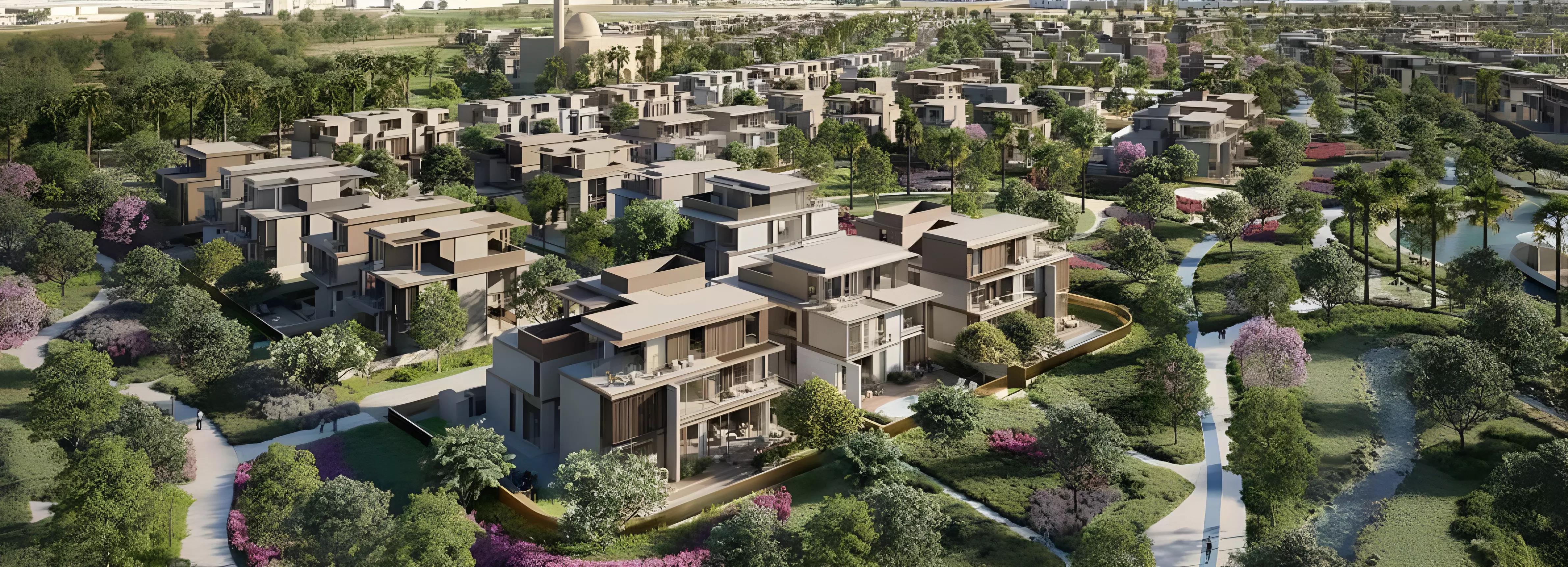 Villa exterior at Nad Al Sheba Gardens Phase 8, Dubai