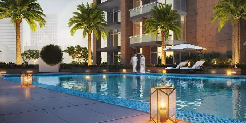 Azizi Riviera 31 exterior facade view, Meydan One, Dubai