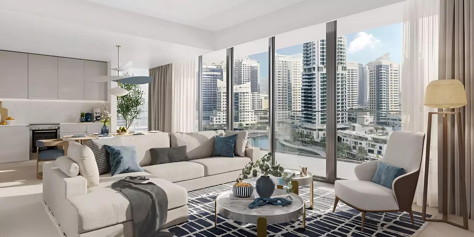 Helvetia Residences building street view at District 14, JVC, Dubai