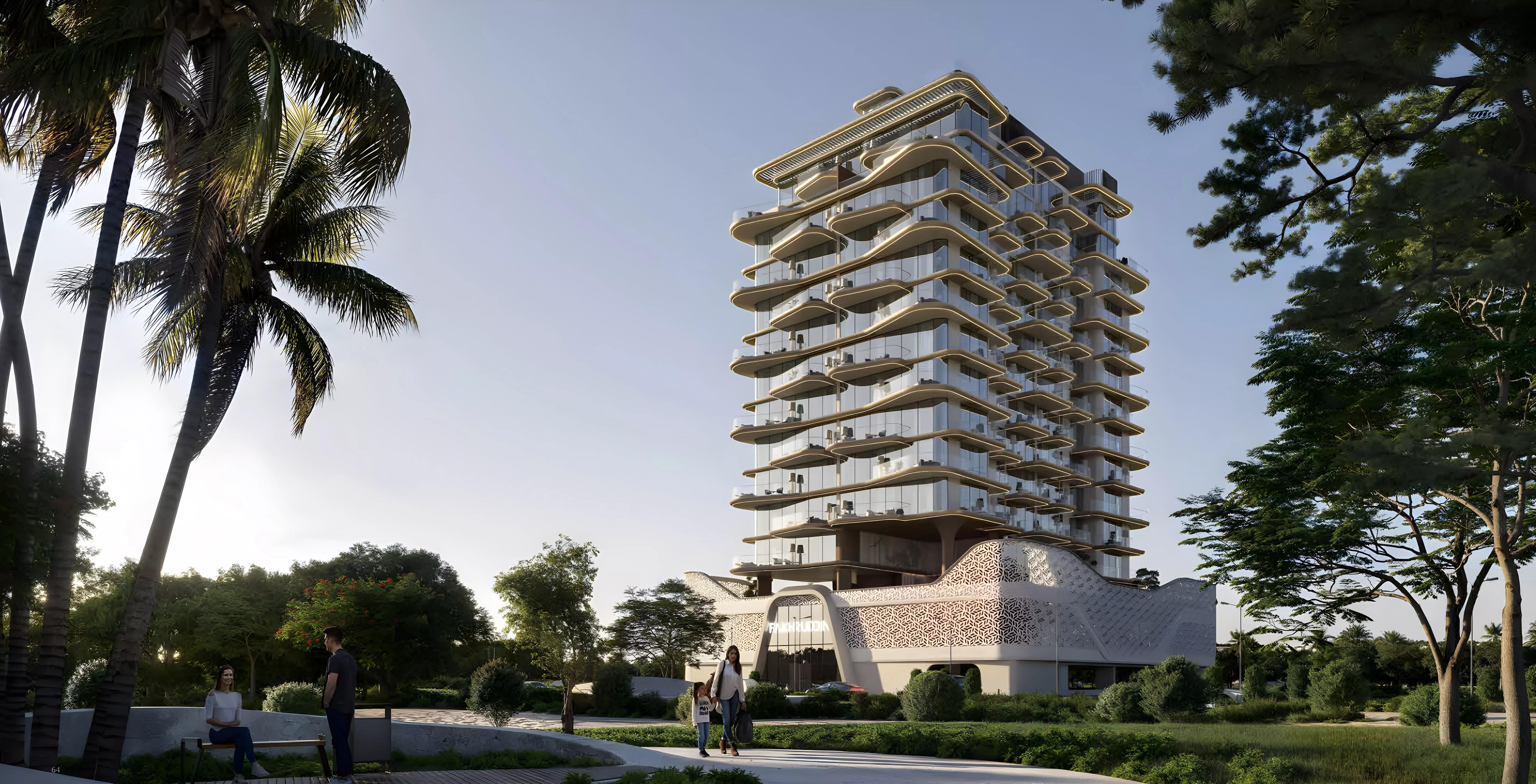 Treppan Living Prive exterior facade view, Dubai Islands