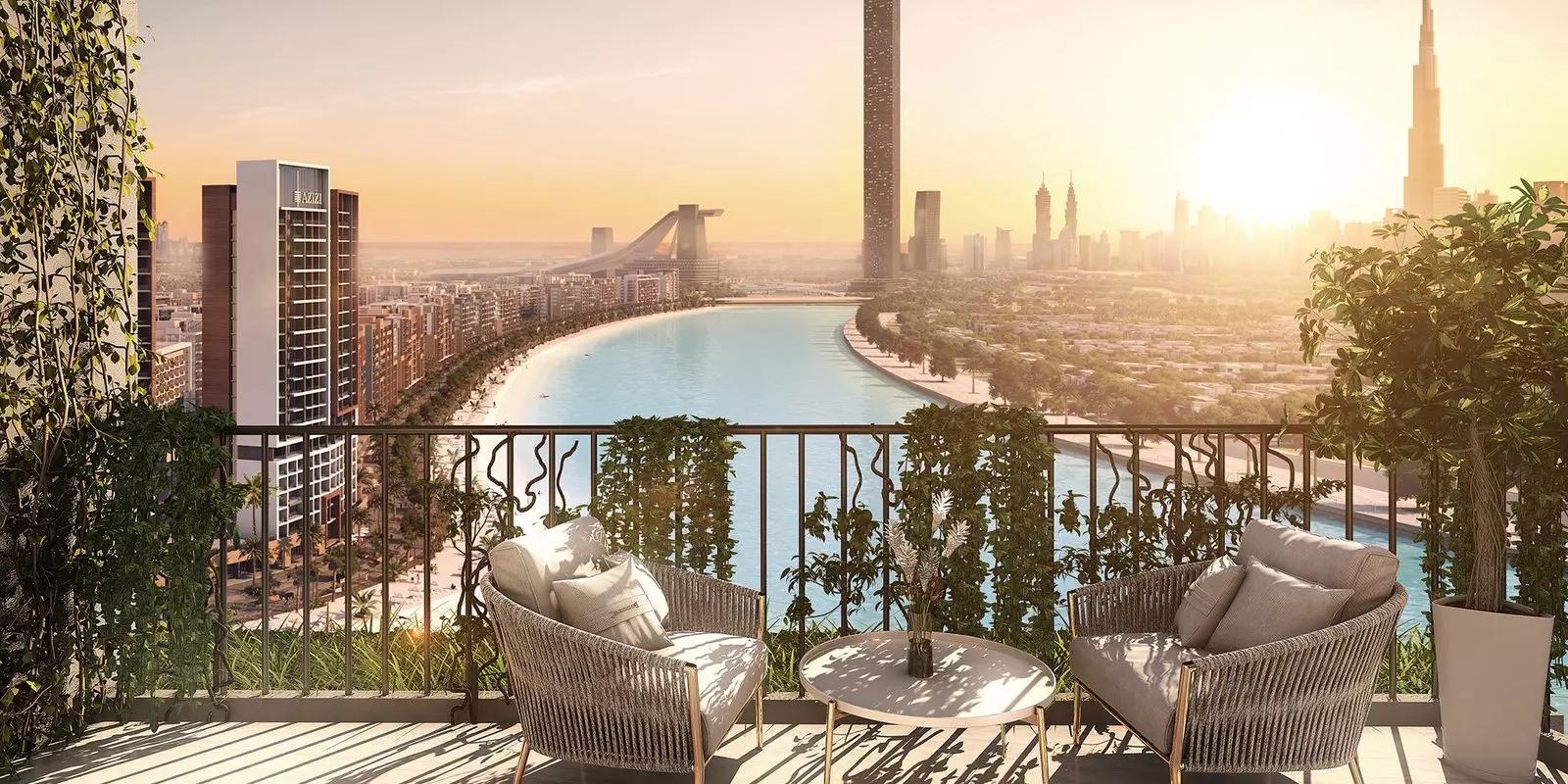 Azizi Riviera Reve apartment interior living space
