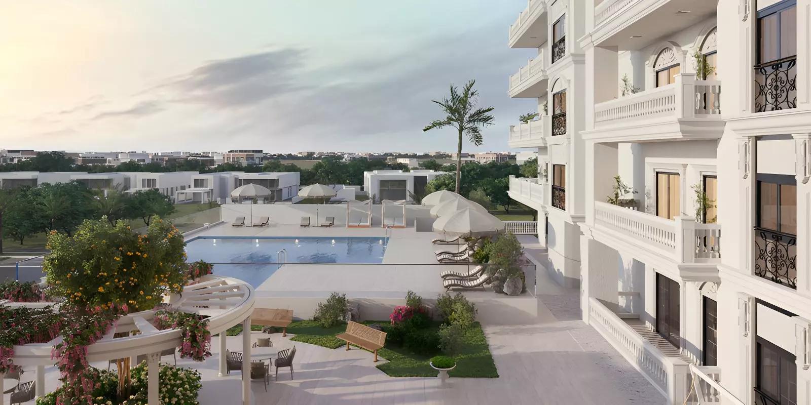 Nadine Residences building elevation, Al Furjan, Dubai