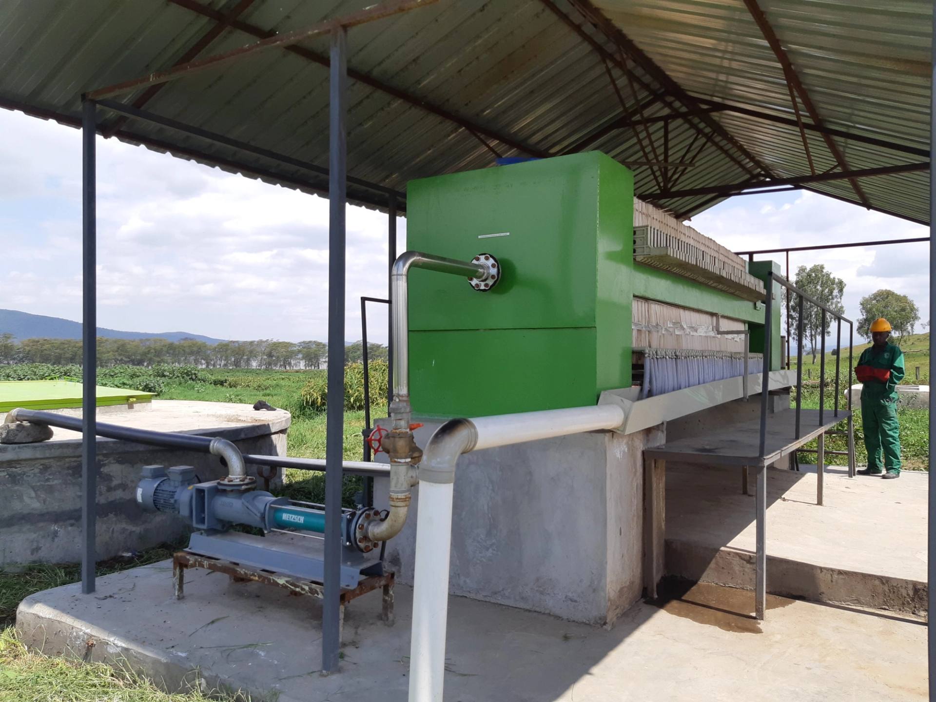Water infrastructure in the field