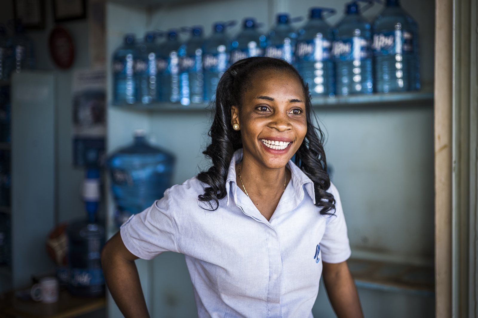 Water and sanitation professionals at work