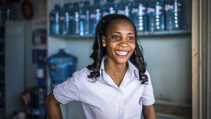 Water and sanitation professionals at work
