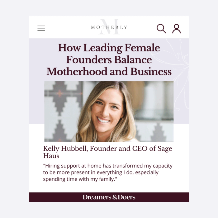 The life hacks that enable me to run a business and be there for my family