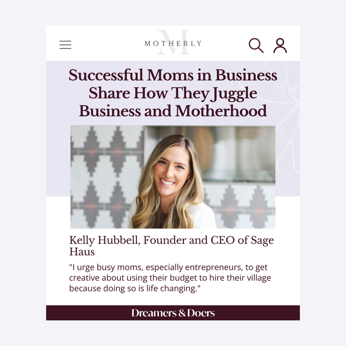 To the mom who is running after her kid(s)—and runs a business, too… I see you