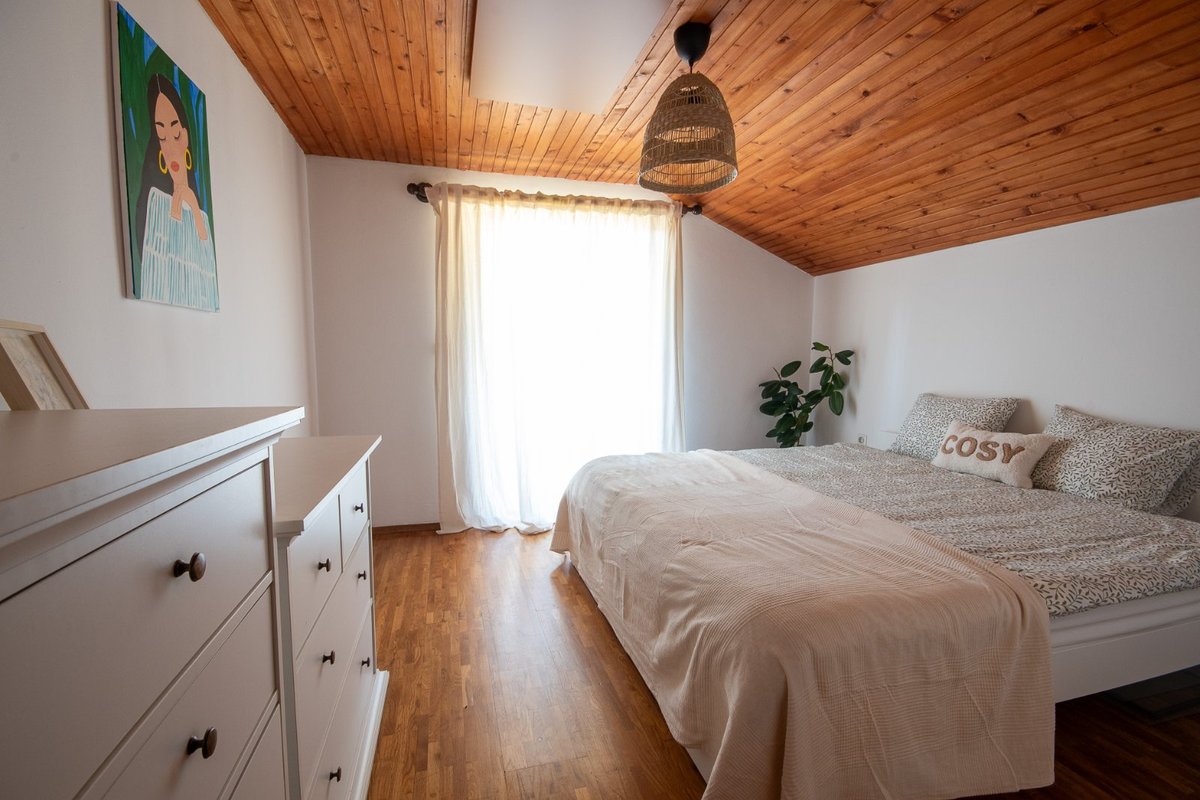 Bedroom with a bed