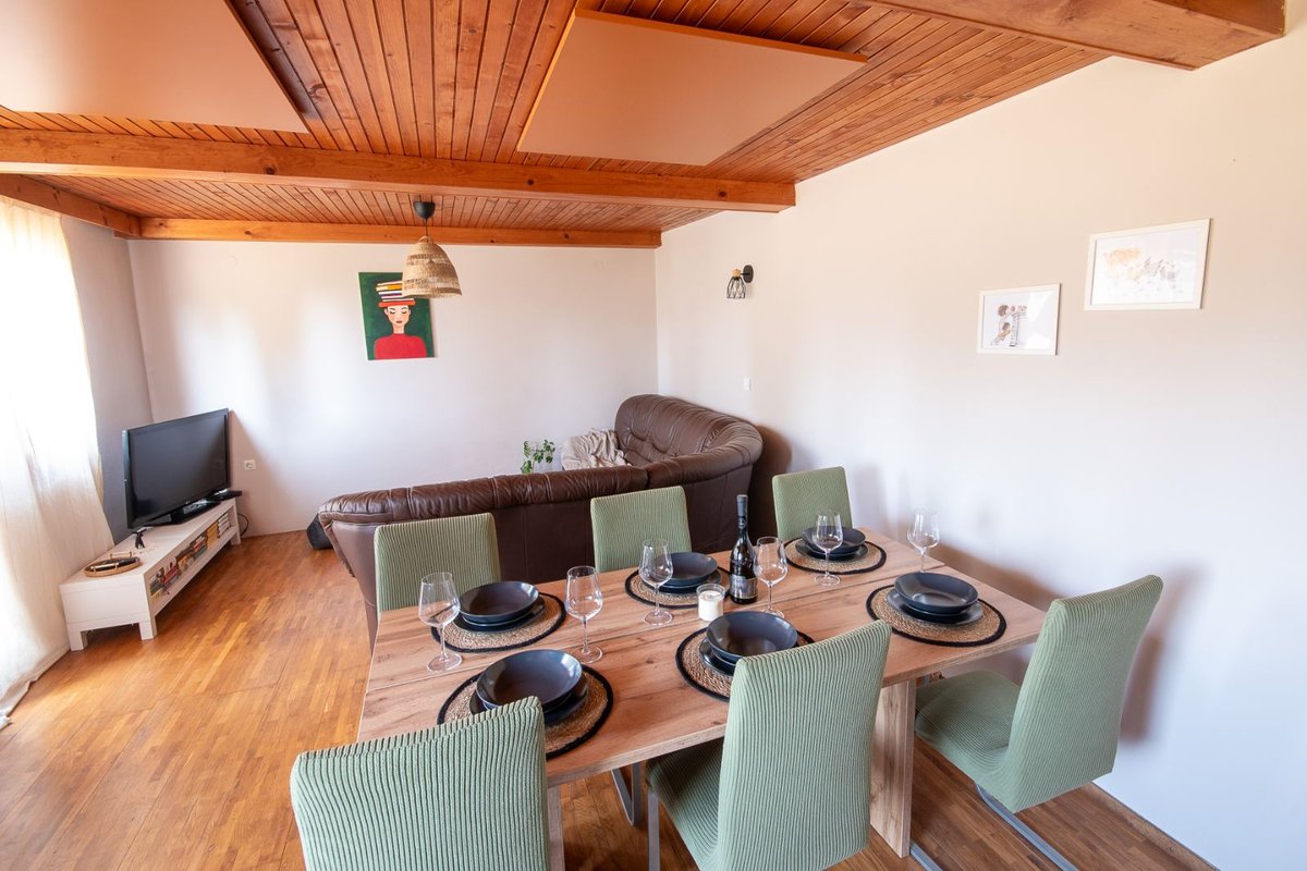 Dining room with table and chairs