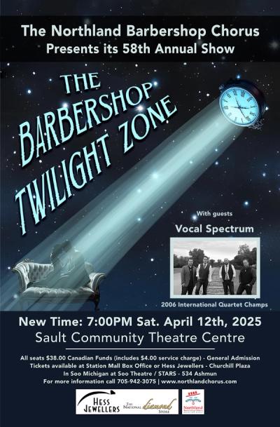 Northland Barbershop Chorus Show: The Barbershop Twilight Zone