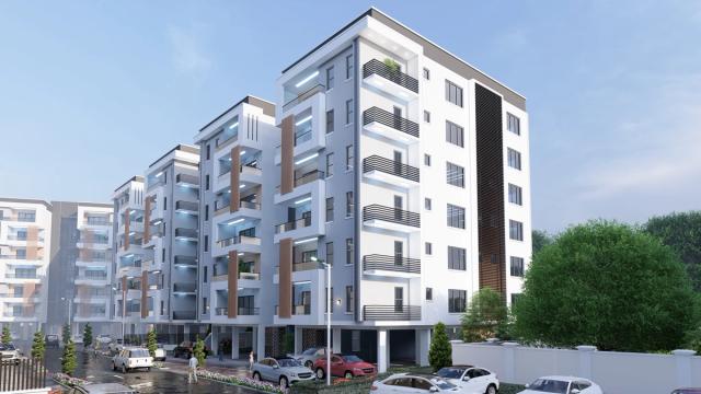 Melrose Gardens: Front Block View