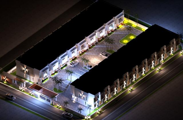 Esther's Court: Top Night View