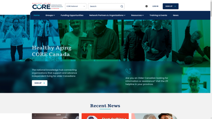 Healthy aging core canada