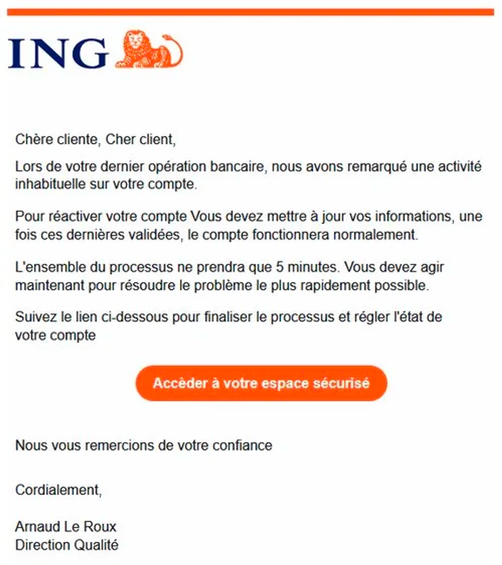 Un caméléon numérique qui tente de passer pour votre banque