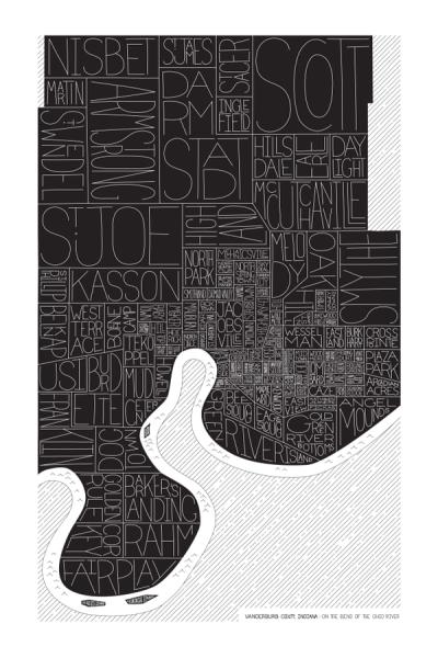 Neighborhood Maps of Evansville and Vanderburgh County image 3