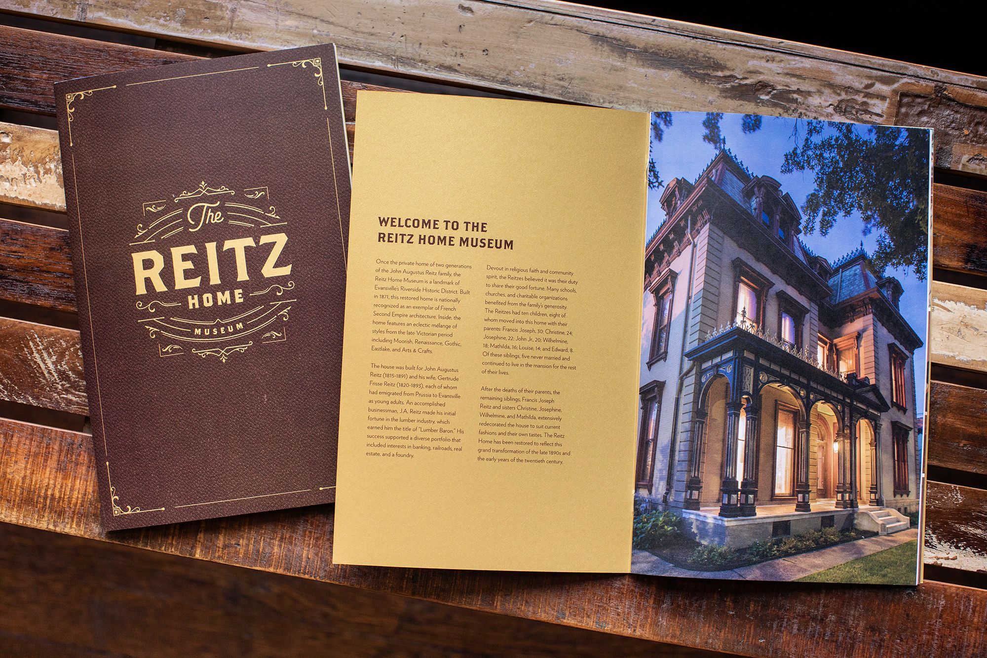 Reitz Home Museum Logo & Souvenir Booklet image