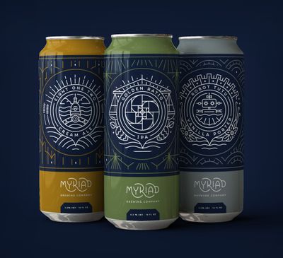 Myriad Brewing Company Can Packaging image 2