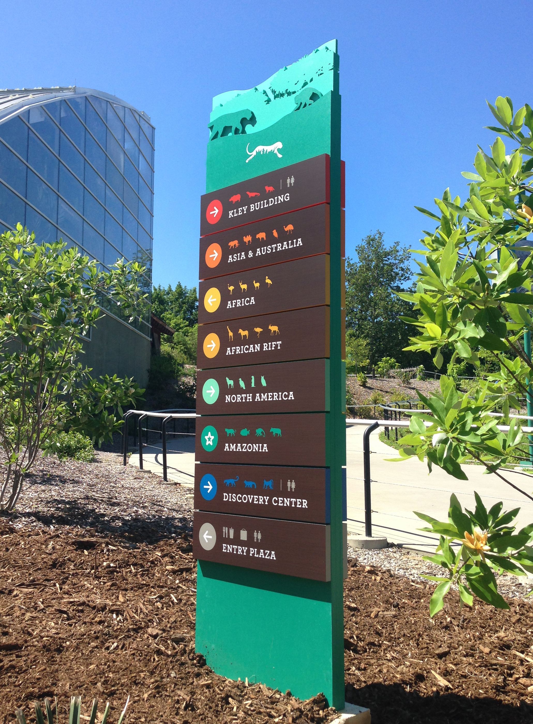 Mesker Park Zoo & Botanic Garden Wayfinding image