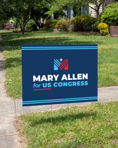Mary Allen for US Congress Brand Identity image 3