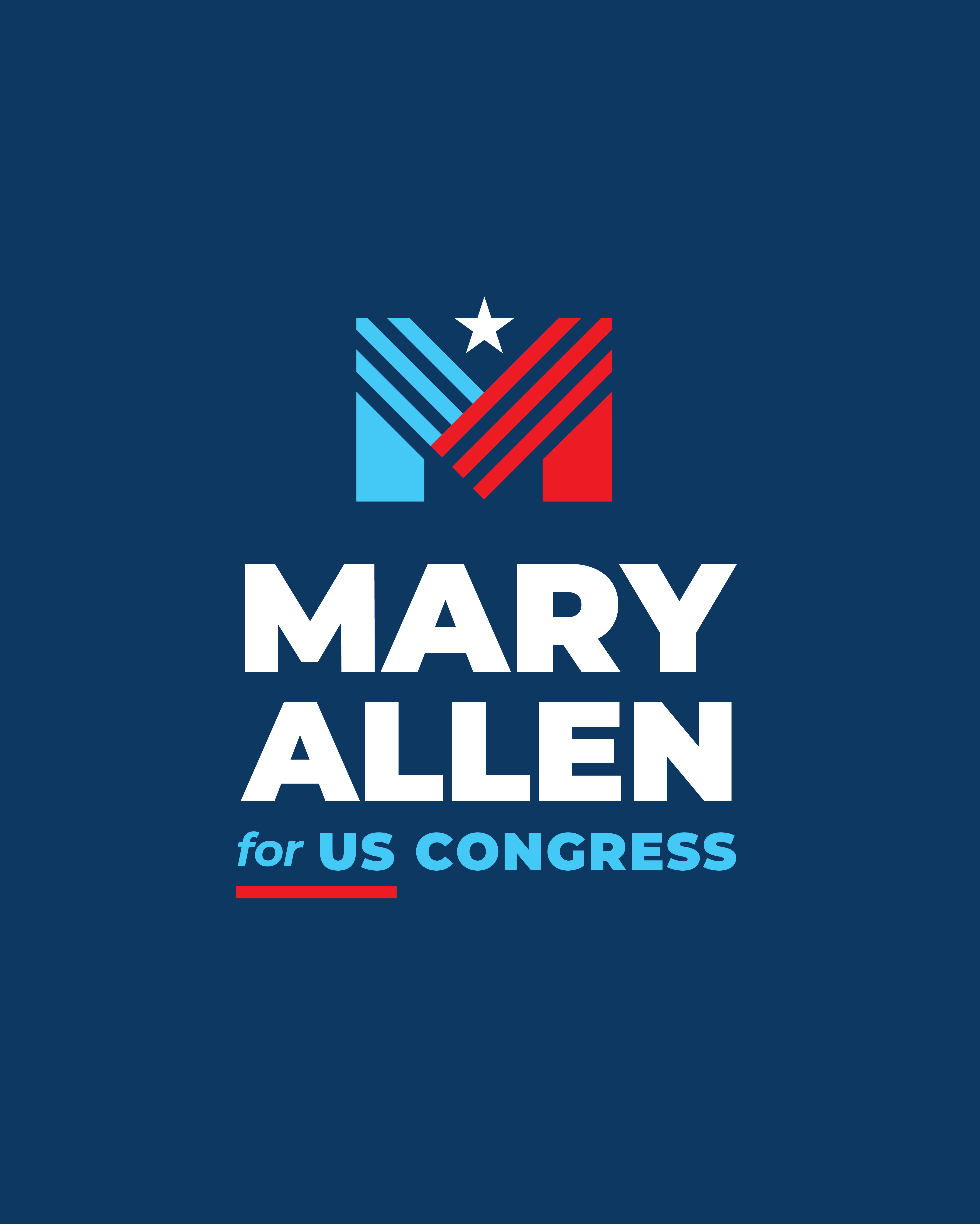 Mary Allen for US Congress Brand Identity image