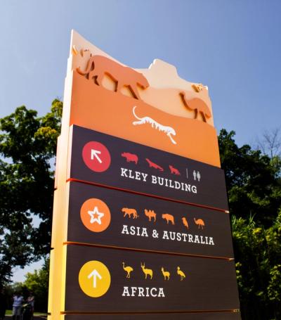 Mesker Park Zoo & Botanic Garden Wayfinding image 4