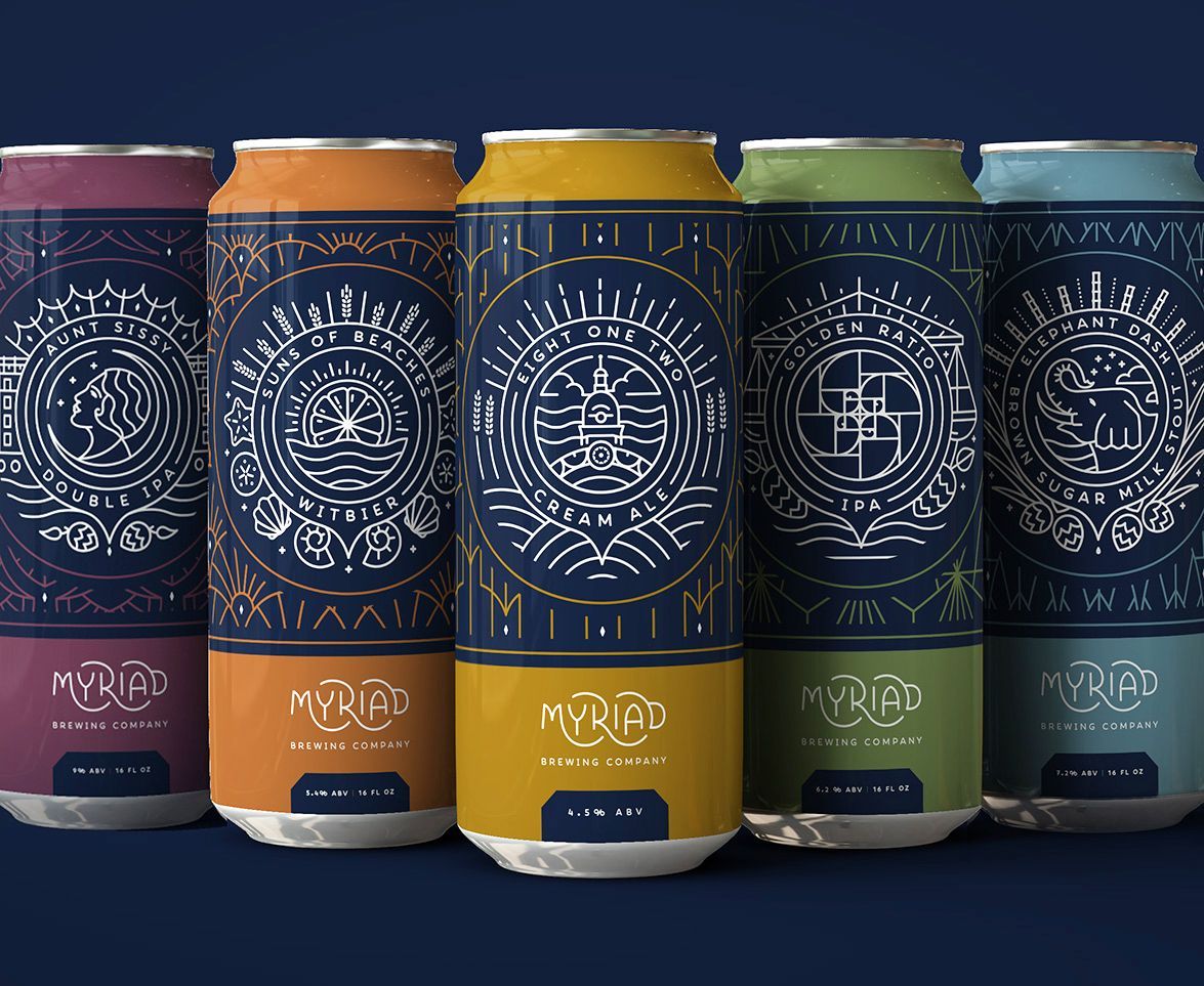 Myriad Brewing Company Can Packaging image