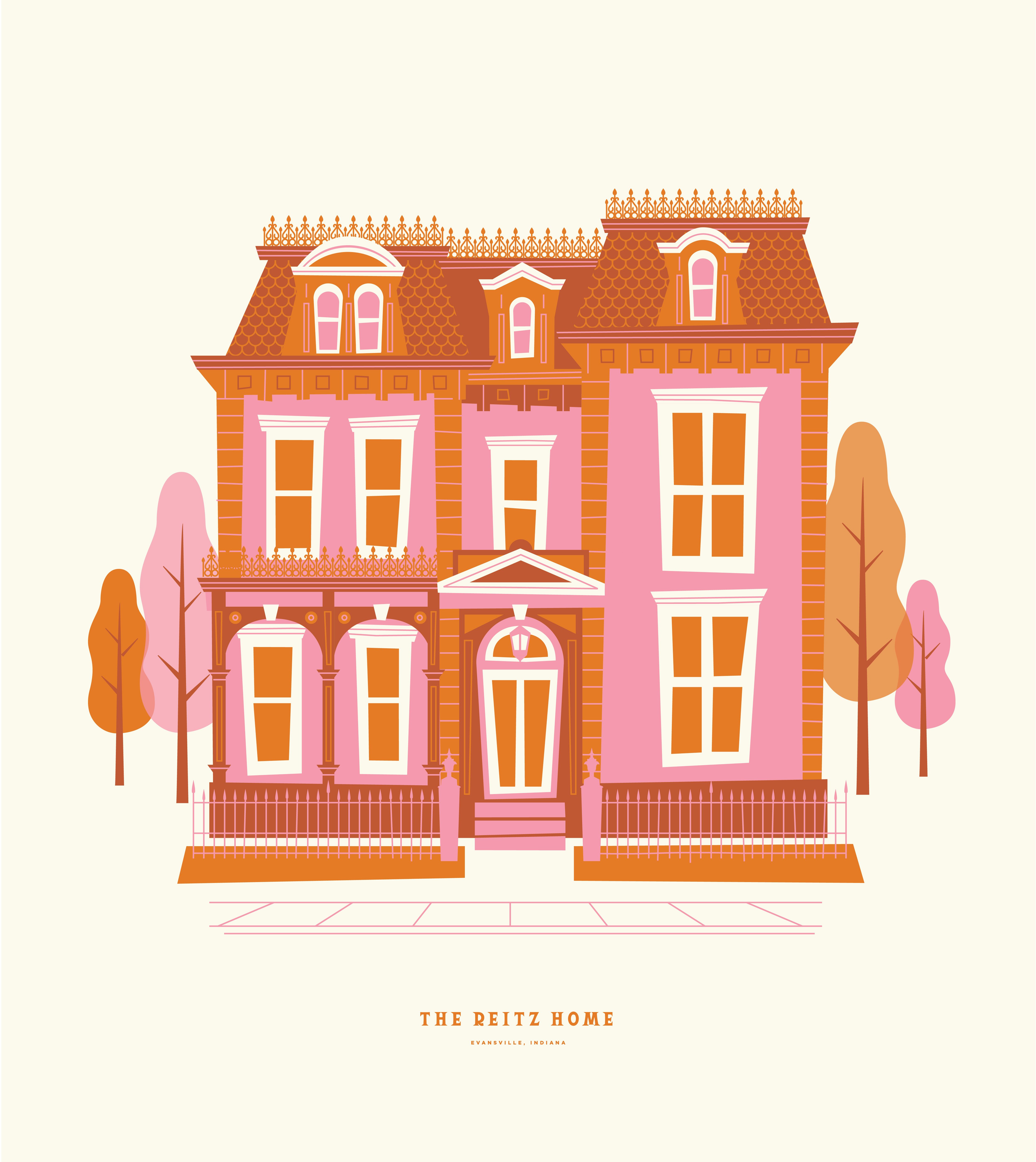 The Reitz Home and Alhambra Illustrations image