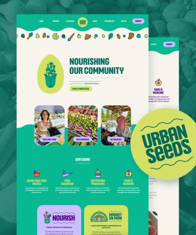 Urban Seeds Brand Identity and Website image 2