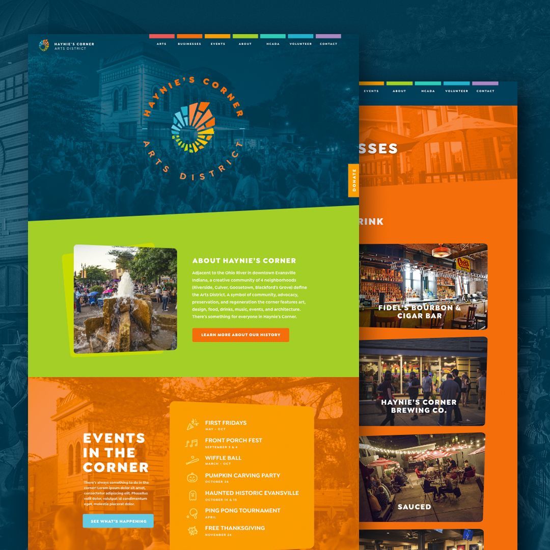 Haynie’s Corner Arts District Brand Identity image