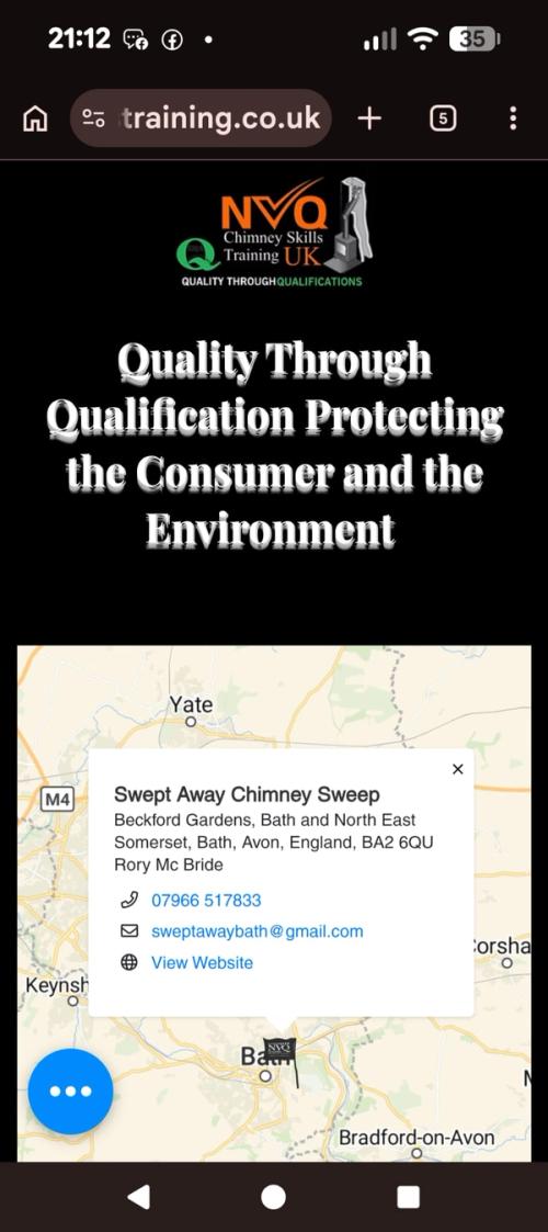 Chimney Skills Training Sweep Finder 