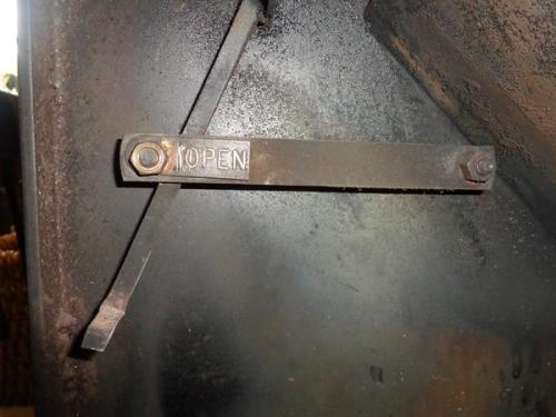 jet mastre control in fully open position