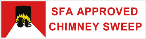 Chimney Sweep approved by the solid fuel association
